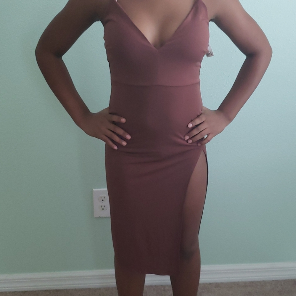 Brown dress
